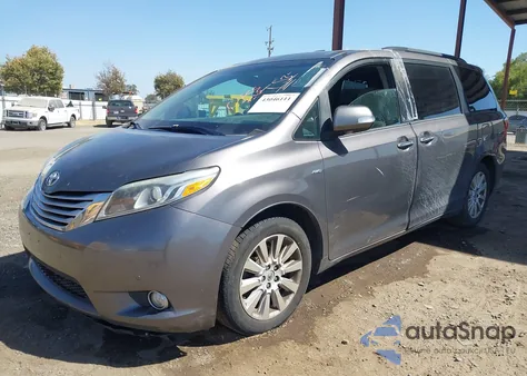 2016 Toyota Sienna Limited 7 Passenger from USA, damaged, VIN 5TDDK3DC4GS137600